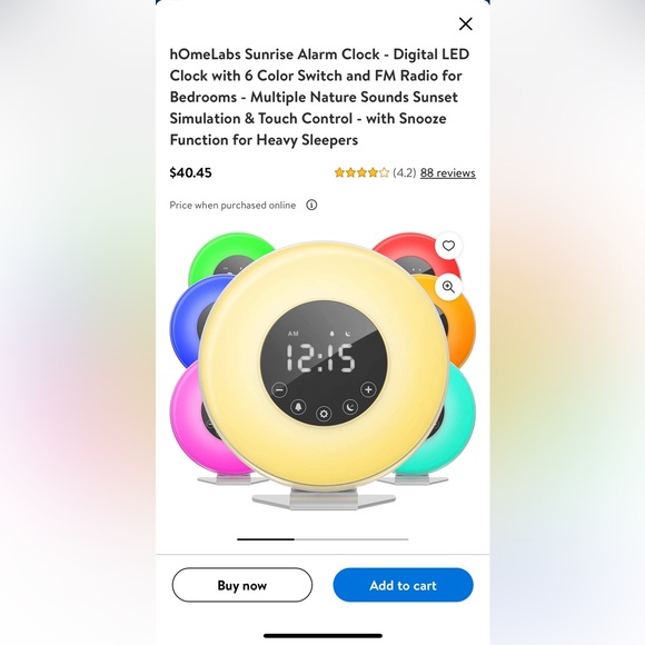 Other Homelabs Sunrise Digital Led Alarm Clock Two Units Poshmark